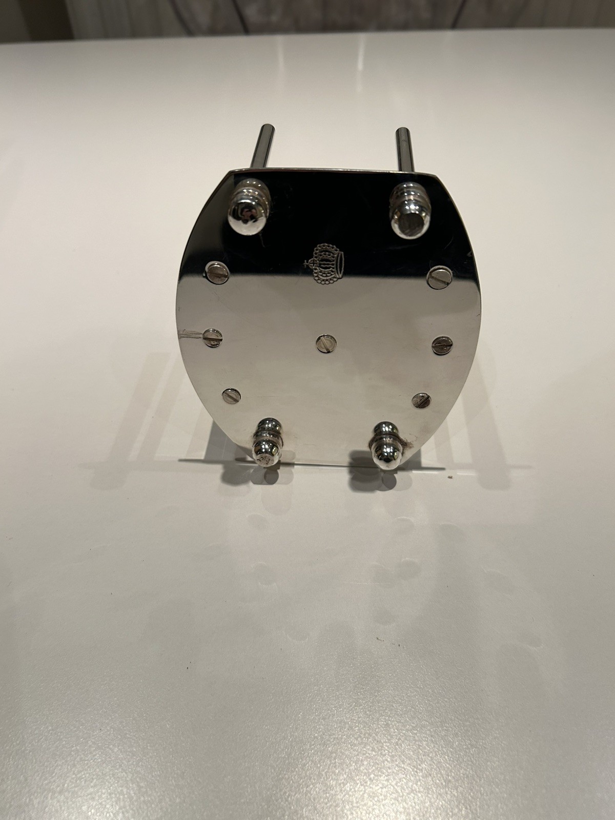 Christopher Dresser style Silver Plated Toast Rack Oval Base