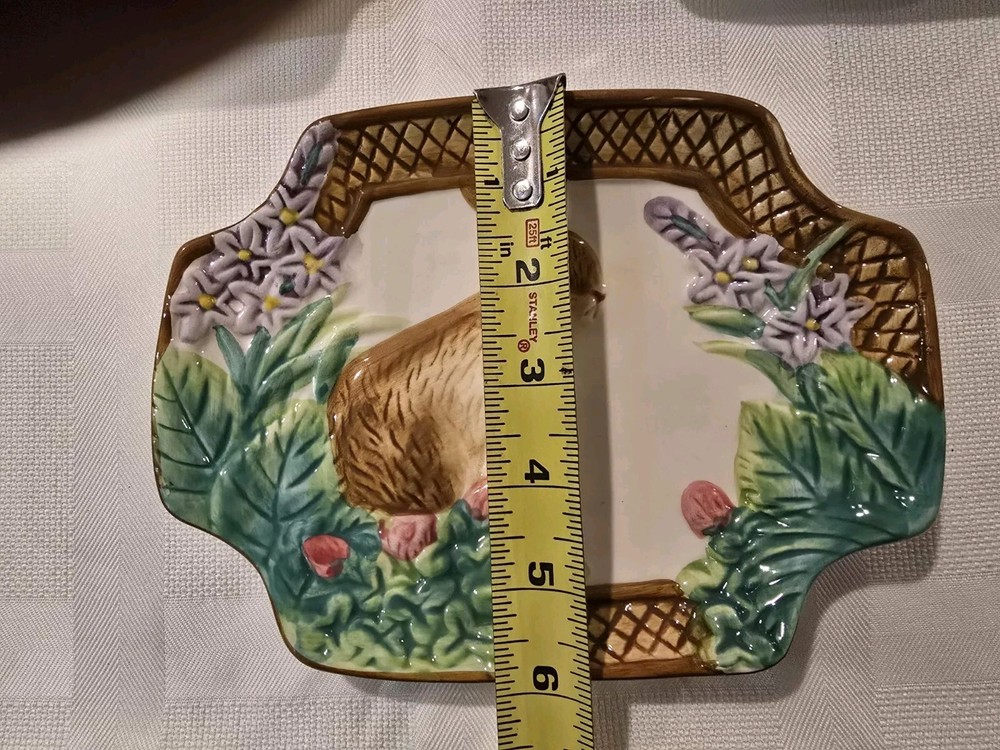 4 Royal Norfolk Spring Rabbit Floral Easter Plates