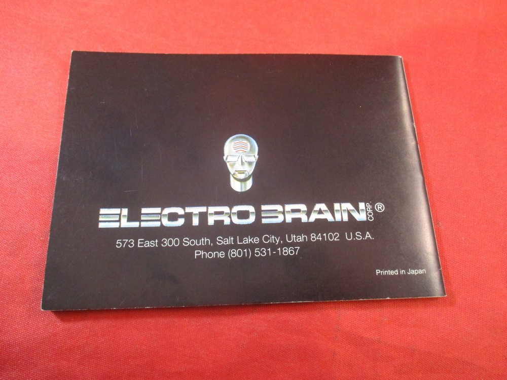 Bionic Battler Nintendo Game Boy Instruction Manual Booklet ONLY