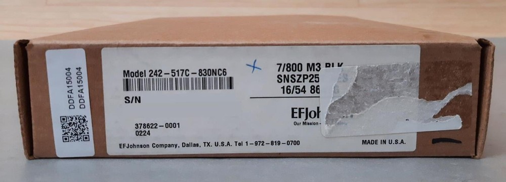 Ef Johnson 5100 ES Model III Portable Radio Project 25 Smartnet / Smartzone