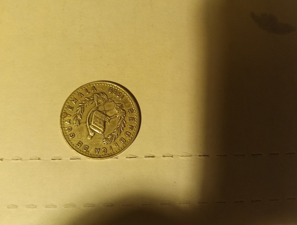 1989 Guatemala 25 Centavos L2