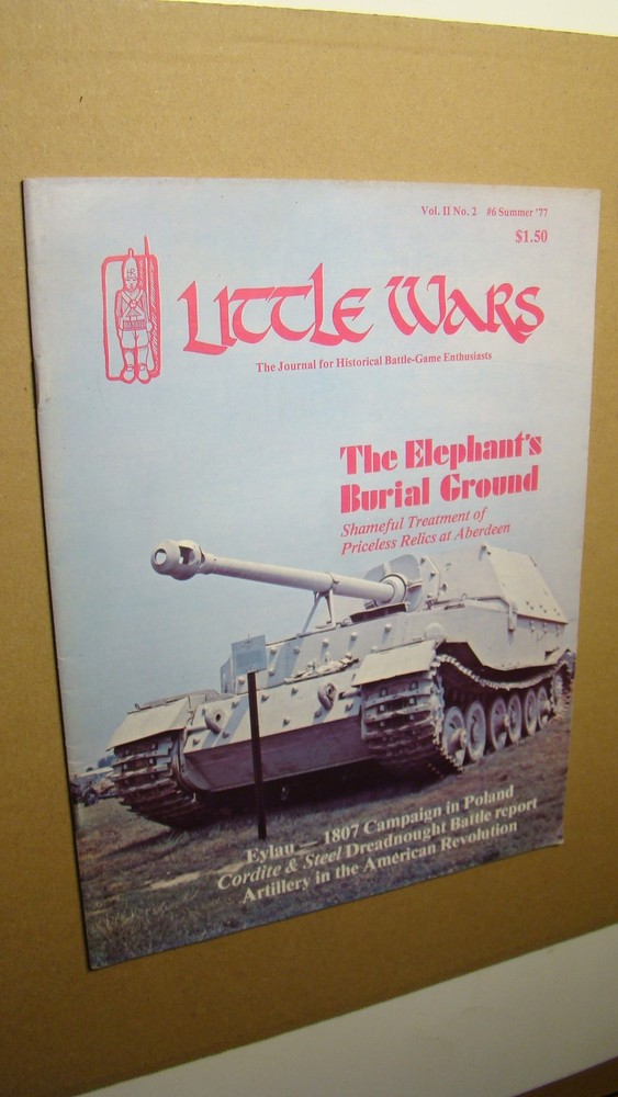 LITTLE WARS VOL 2 ISSUE 2 *SOLID* TSR 1977 GERMAN TANKS WARGAME DUNGEONS DRAGONS