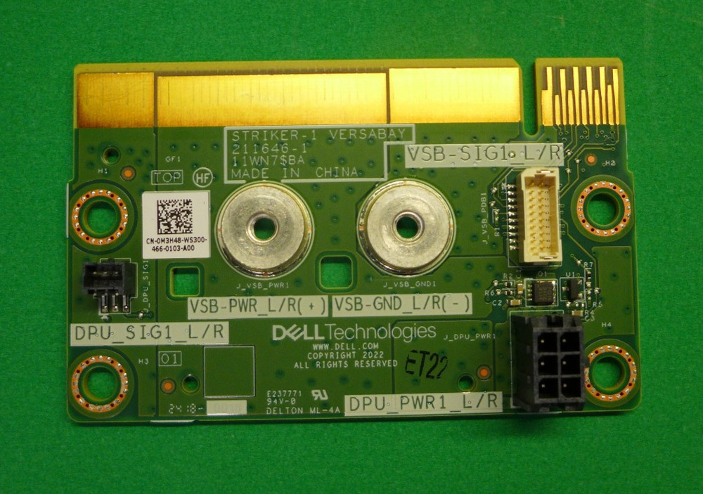 GENUINE Dell PSU1 Control Card Assembly M3H48