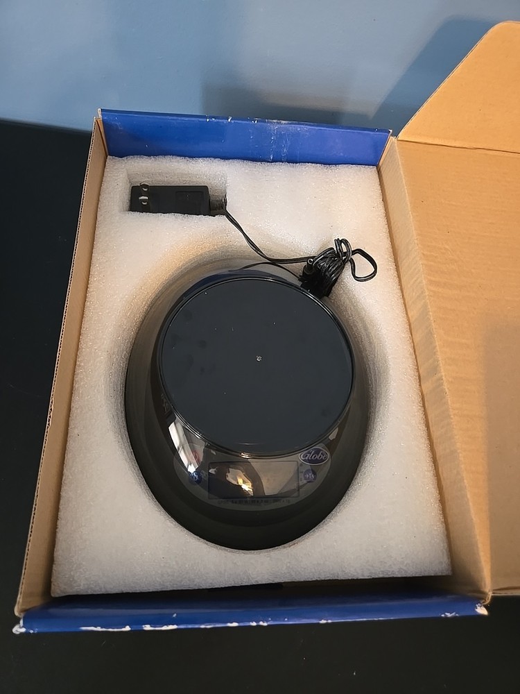 Globe GPS5 5lb Digital Portion Control Scale With Plastic Platter Bowl