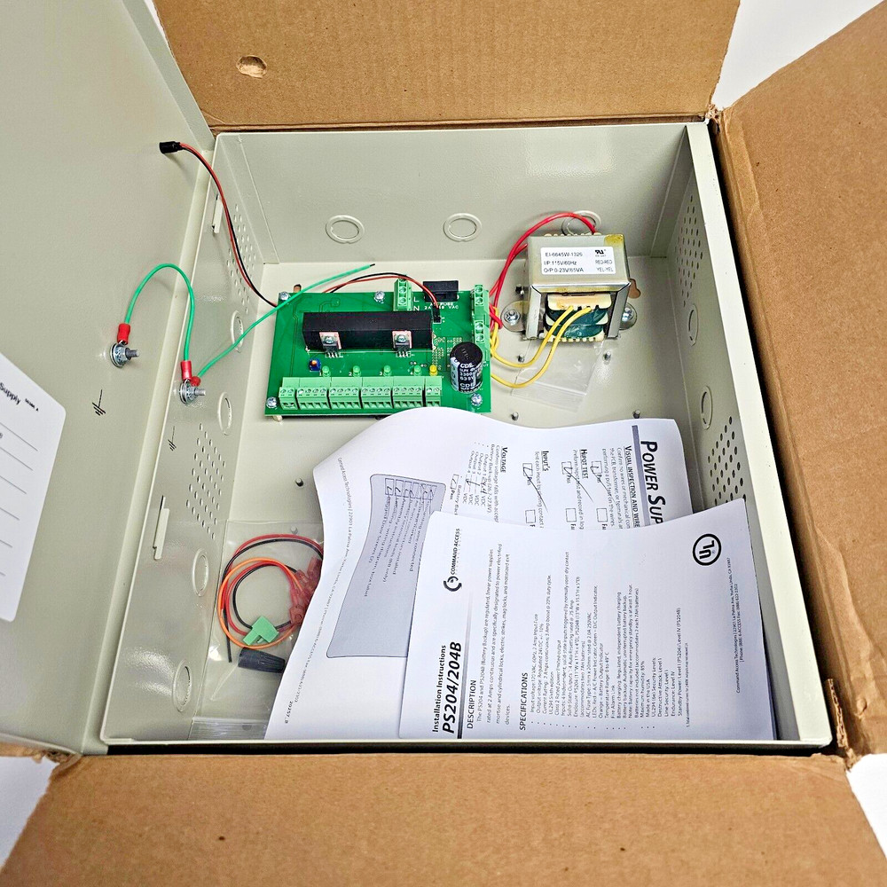Command Access Technologies PS204B Power Supply NEW (Open Box)