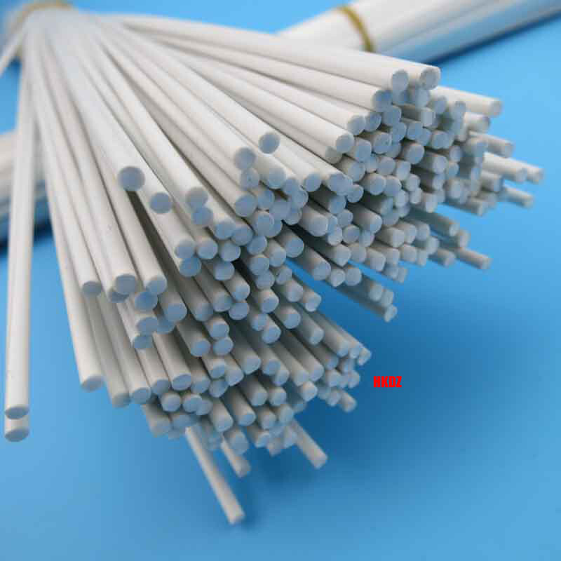 Ø1mm-15mm ABS Plastic Solid Round Rods Bar White 250mm DIY Model Material Craft