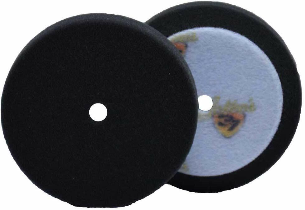 2 Pack - 3.75 Inch Redline Black Foam Finishing Pad - Car, Auto buffing