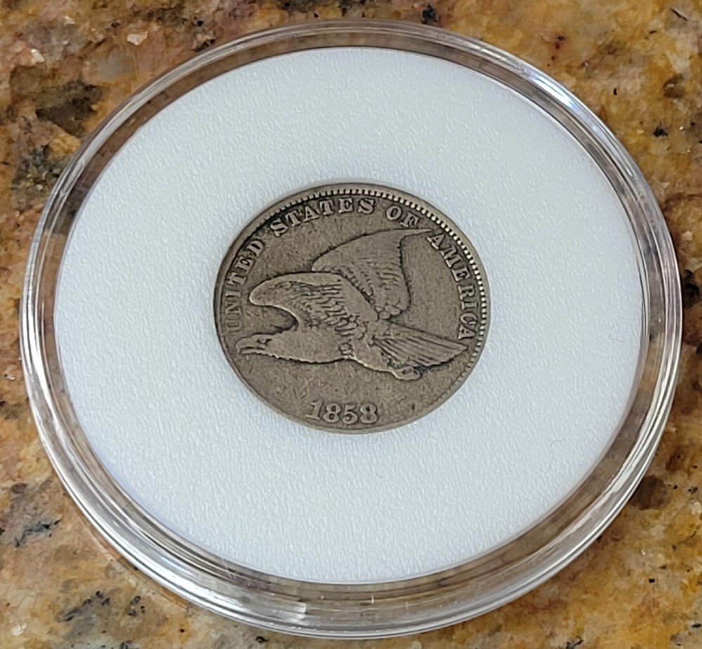 1858 Flying Eagle Cent.