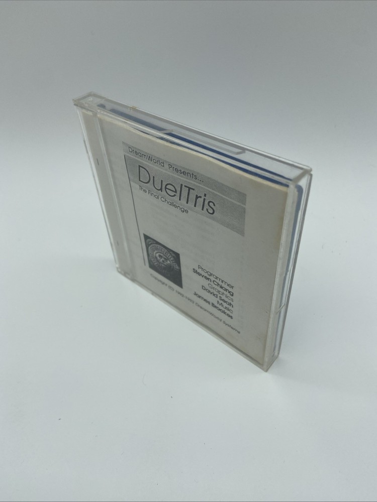 1993 Dueltris W/ Manual VTG Floppy Disk Untested Dreamworld Software