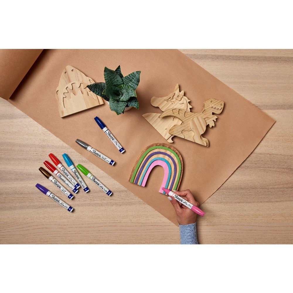 Oil Based Poster Paint Marker Pen Extra Bold 3 Pack Black