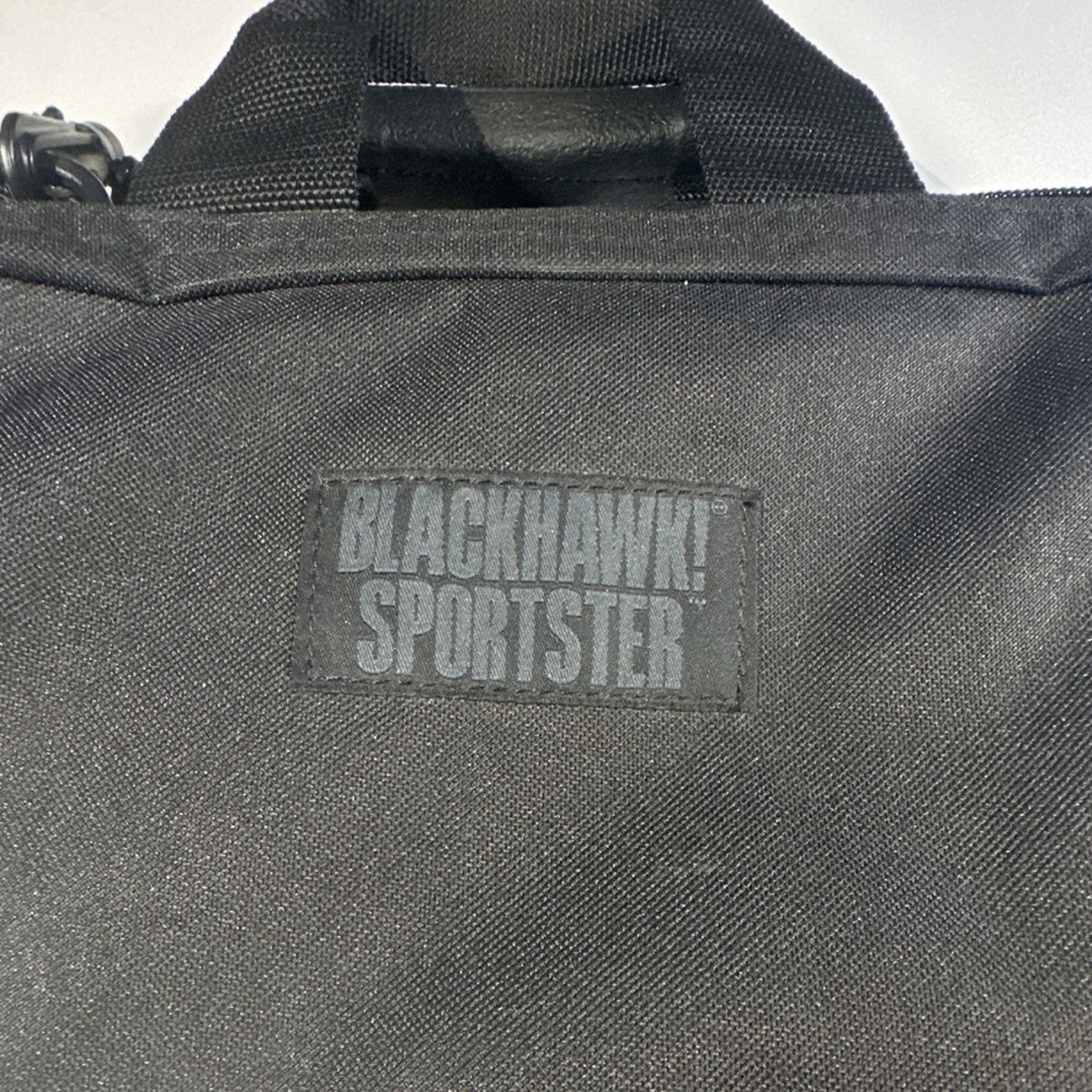 BLACKHAWK! Shooting Range Bag for Pistol Black Nylon Padded Durable Compartments