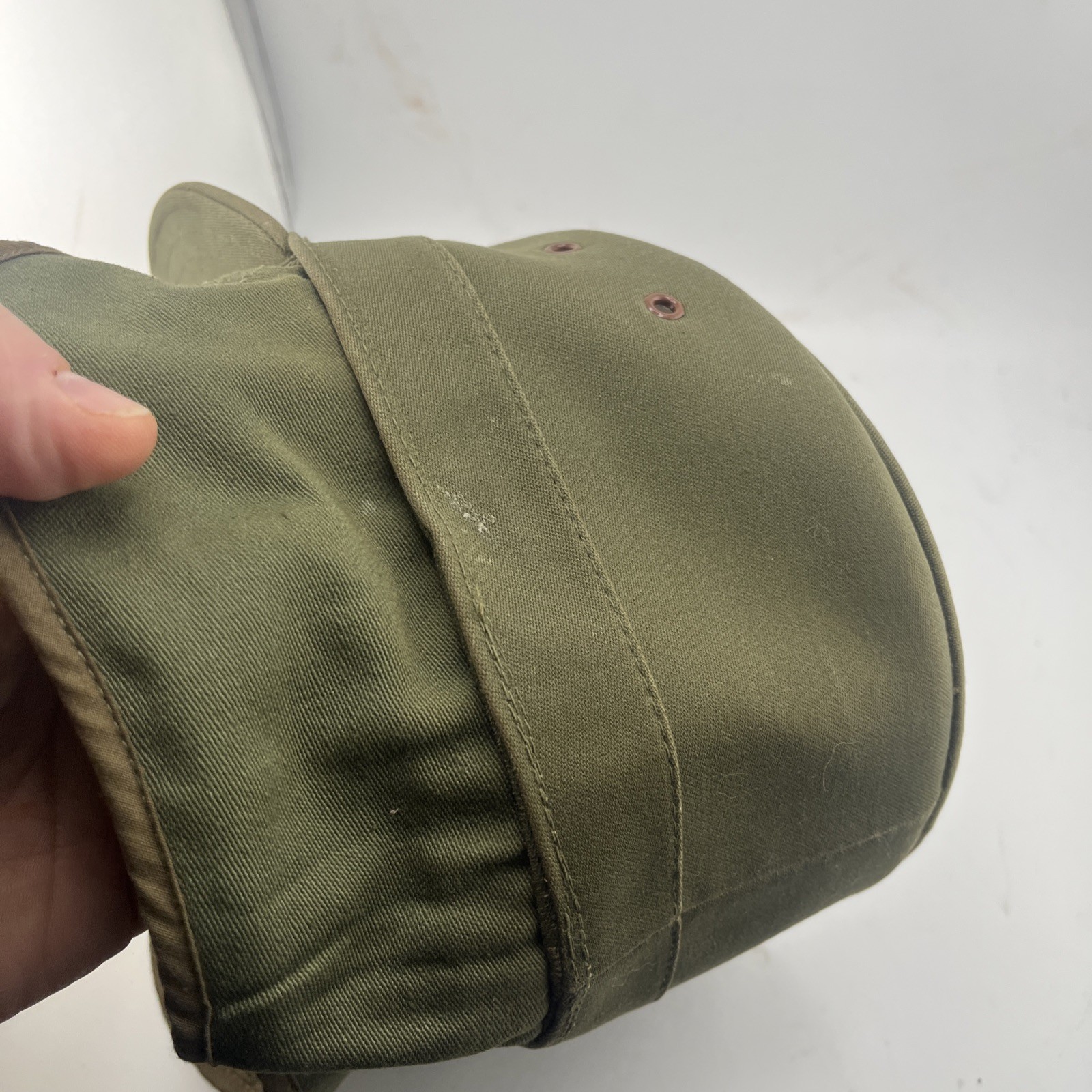 KOREAN WAR ERA 1950s US ARMY RIDGEWAY CAP - Rare Variant - Winter Version USAF