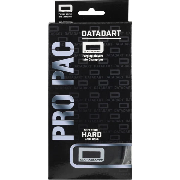 GREY DATADART PRO PAC HARD SHELL DART CASE WILL HOLD FULLY LOADED DARTS