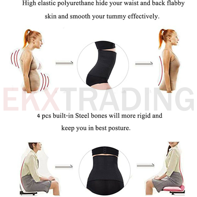 Corset Waist Trainer Training Shaper Body Shapewear Underbust Cincher Tummy Belt