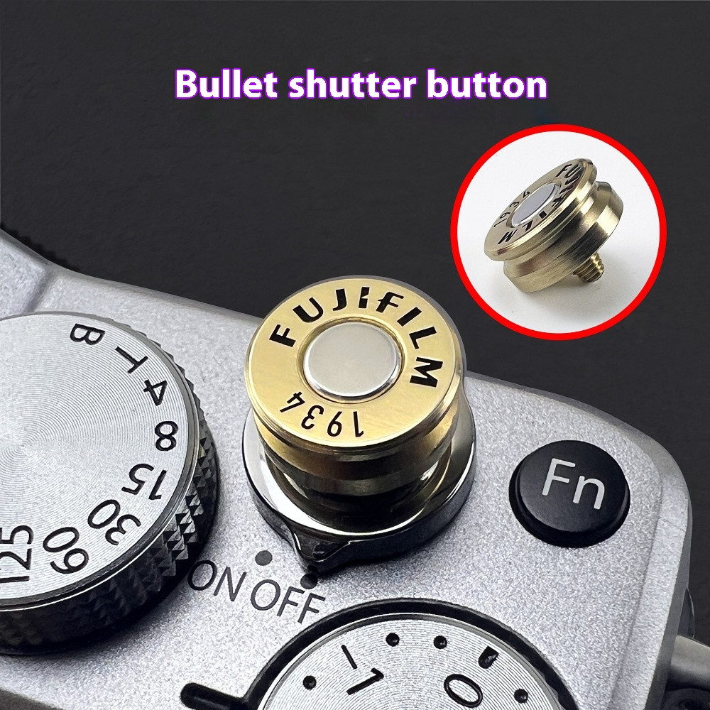 brass Shutter Release Button Shutter Button Suitable for Nikon Leica  Canon Sony