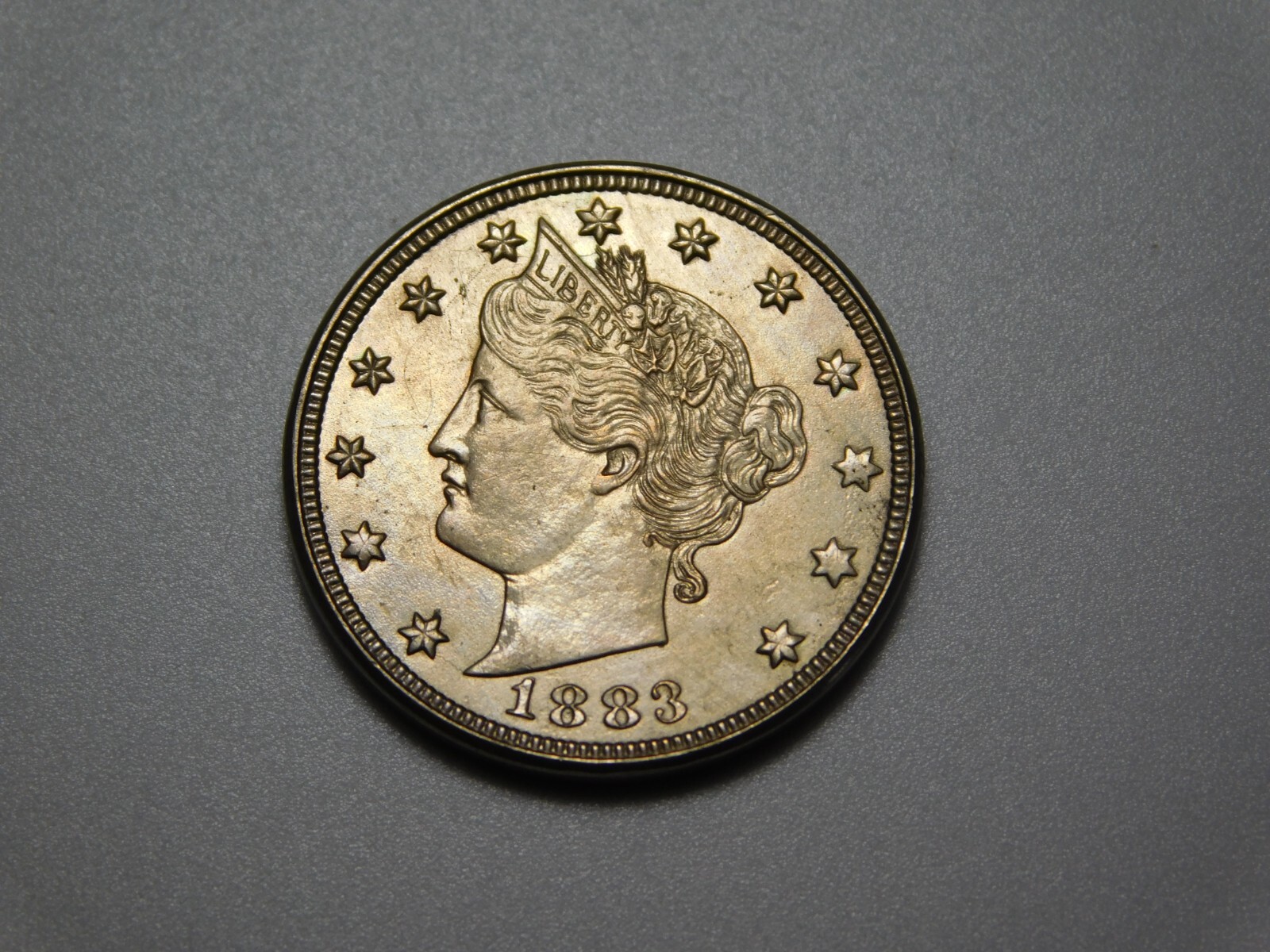 US COINS 1883 LIBERTY V NICKEL NO CENTS