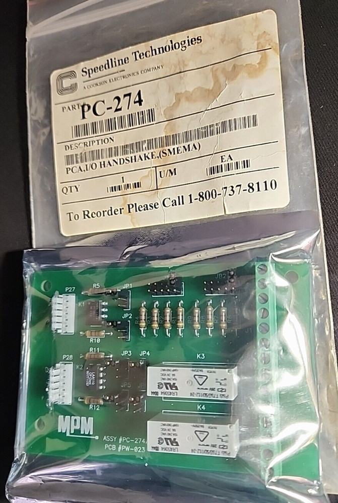 Speedline / MPM PC-274 MPM Module Circuit Board - New in Sealed Packaging