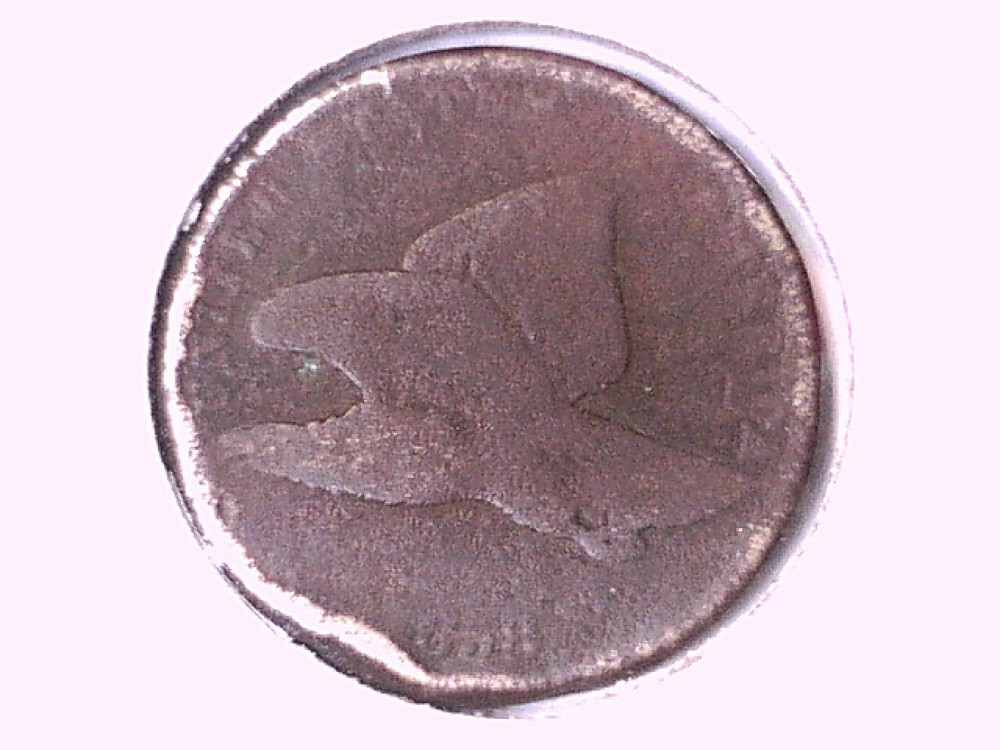 1858 Flying Eagle Cent Genuine Raw Ungraded 00254