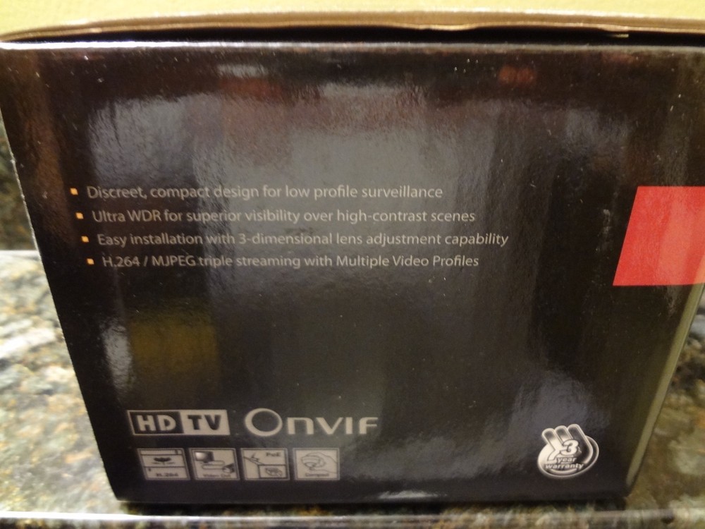 New IOB Messoa UFD305-N1 Flat Mini Dome Network Security CCTV 3MP Fixed Camera