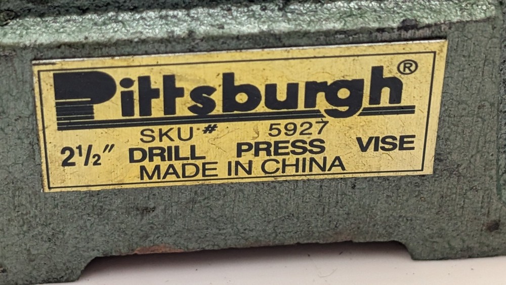 Pittsburg 2-1/2" Drill Press Vice #05927 Woodworking Workshop New In Box