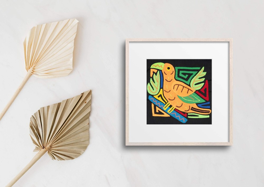 Orange And Green Bird Molita