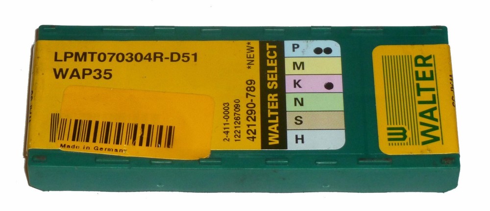 10 WALTER LPMT 070304R-D51 (WAP35) CARBIDE INSERTS