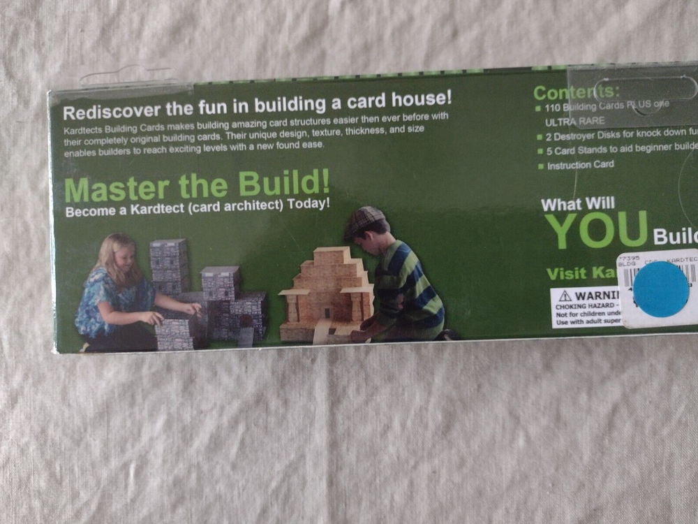 Kardtects Building Cards Master Build Forbidden Jungle Starter Set Engineering 