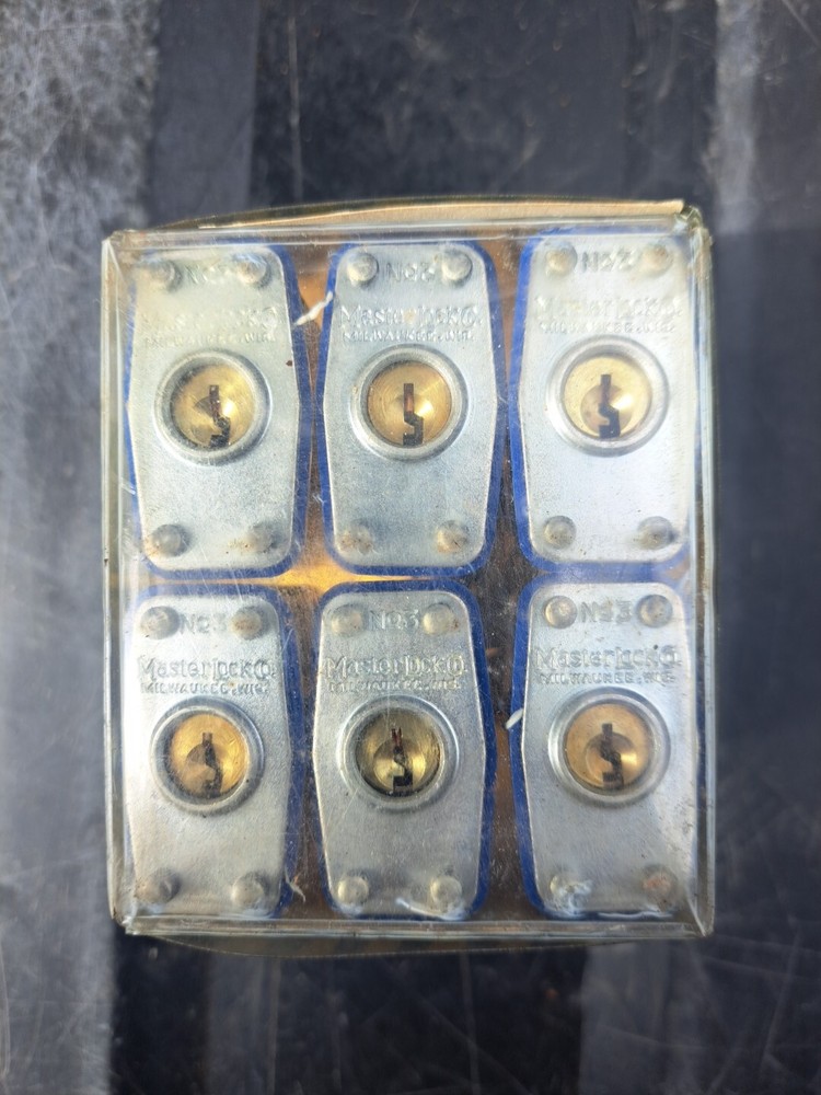 6-PACK Master Lock No 3 Commercial Maximum Security Locks Keyed Alike #3013