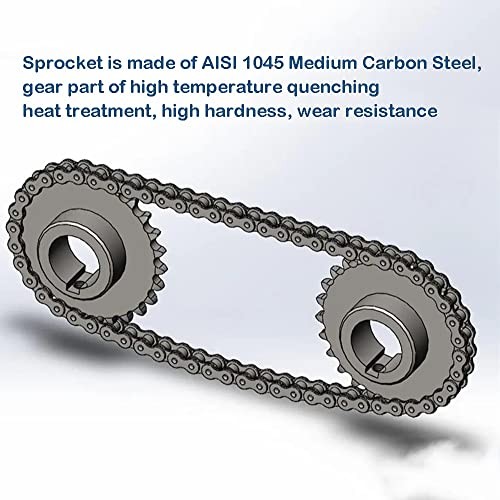 #40 Roller Chain Sprocket B Type 5/8" 5/8" Bore 10 Tooth Apply #40 Roller Chain