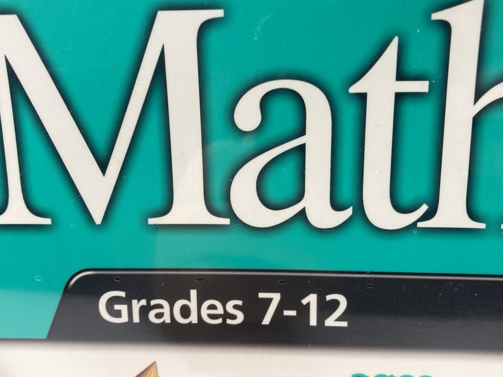 Vintage Educator's Choice Middle High School Math and Excelerator PC CD ROM NOS