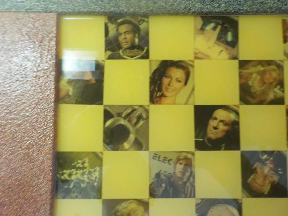 BATTLESTAR GALACTICA Custom Checker Chess Board