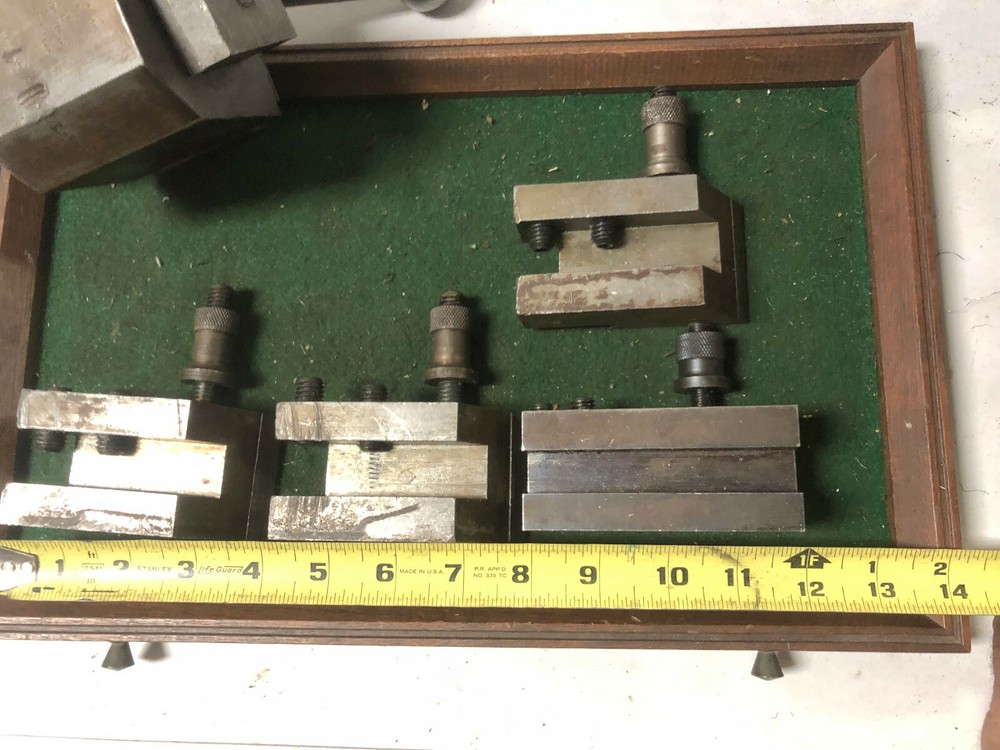 MACHINIST TOOLS LATHE MILL Quick Change Wedge Type Tool Post & Holders Basmt