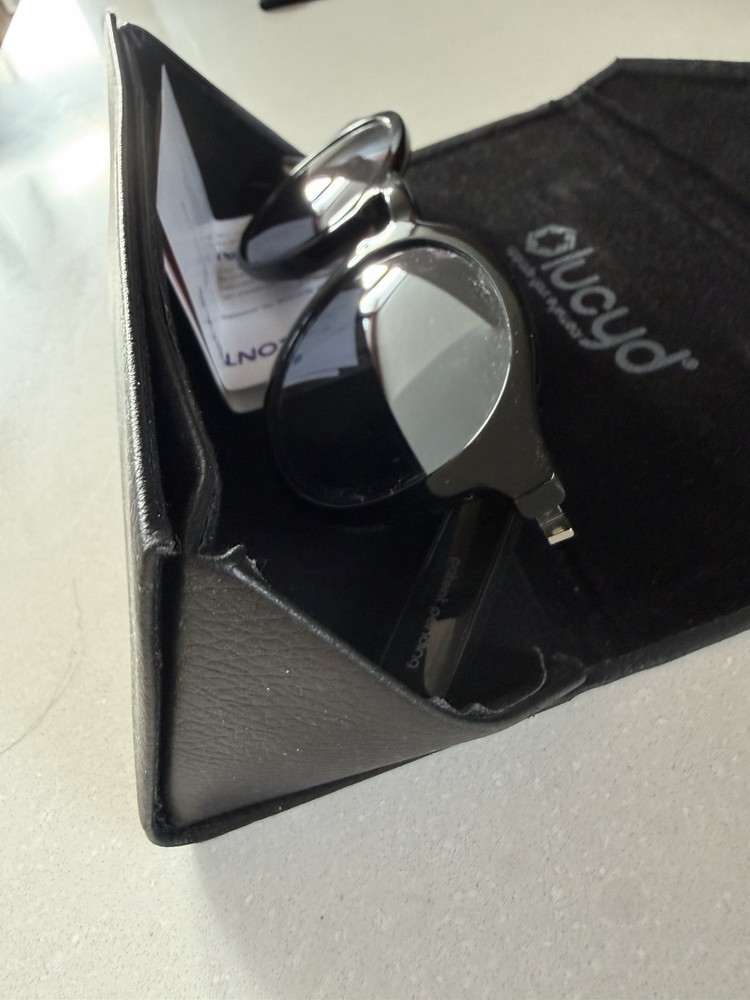 Lucyd Smart Glasses with USB Charging Cable and Case