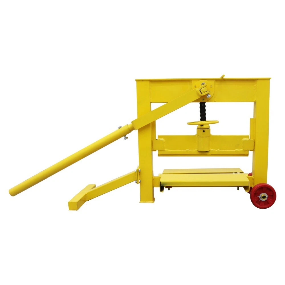 Manual Stone Brick Cutter with Wheels Paving Tool Block Splitter Cutting Machine