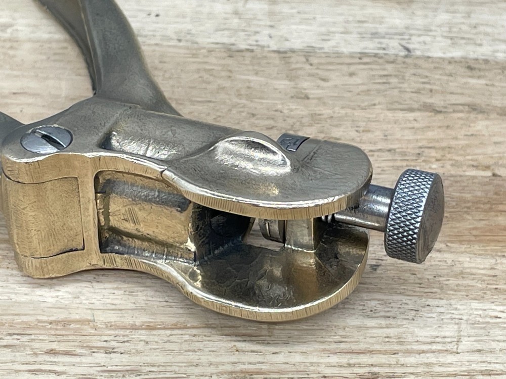 Vintage Eclipse No 77 Brass Saw Set Saw Setting Pliers Carpenter Old Tool