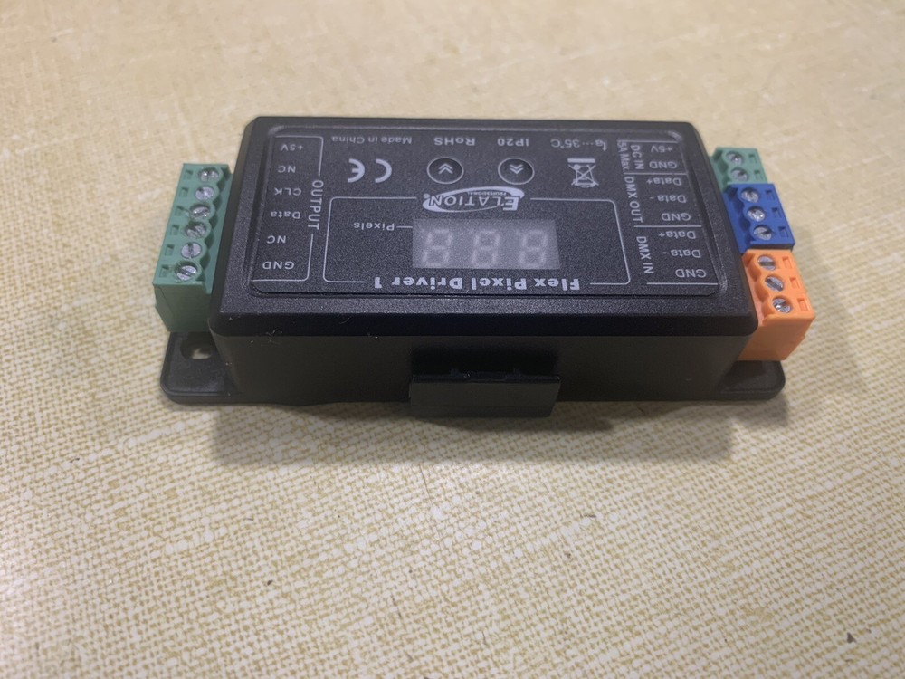 Elation Professional FLEX PIXEL DRIVER 1 DMX driver for 5VDC LED pixel tape