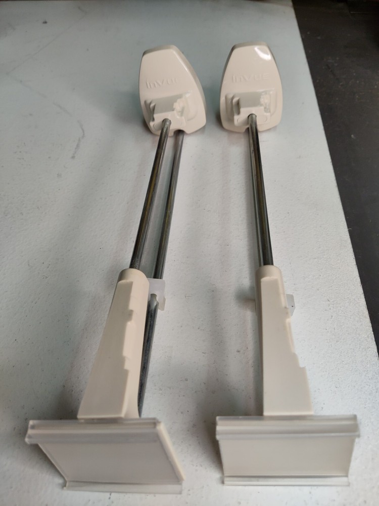 9" Alpha InVue Locking Peg Slatwall Secure Hooks Retail Security (2 Each)