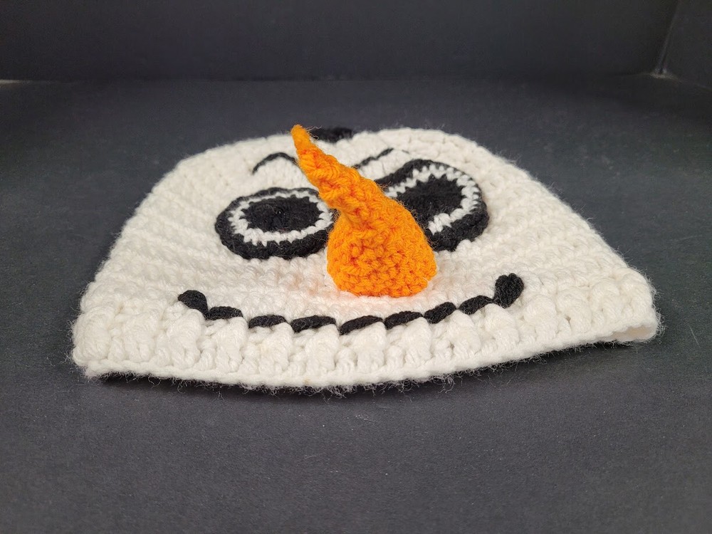 Handmade Crocheted Olaf Beanie