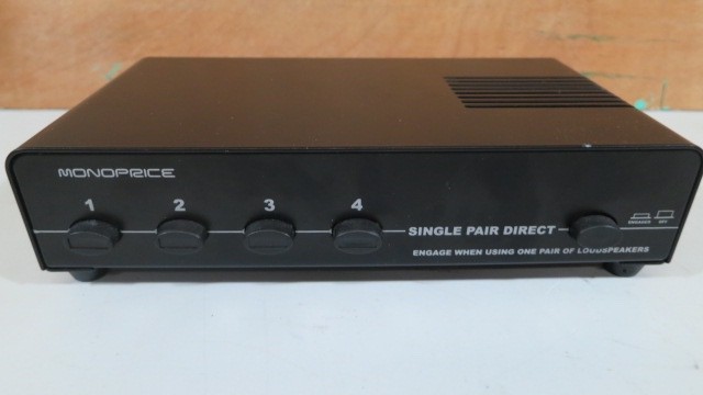 Monoprice 4-Channel Speaker Selector