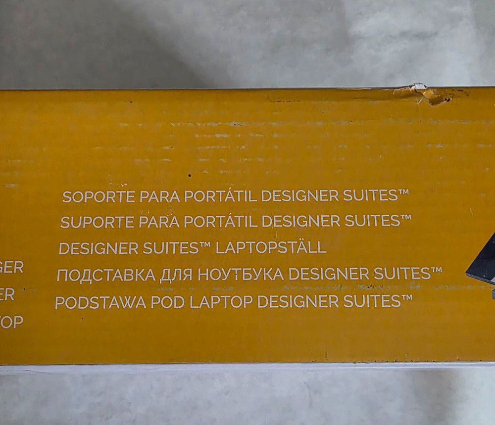 Fellowes Designer Suites Laptop Riser in Black