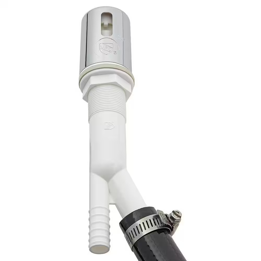 Dishwasher Air Gap Chrome with Hose