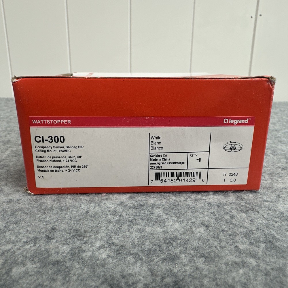 Legrand Wattstopper CI-300 Ceiling Occupancy Sensor 360° 24VDC