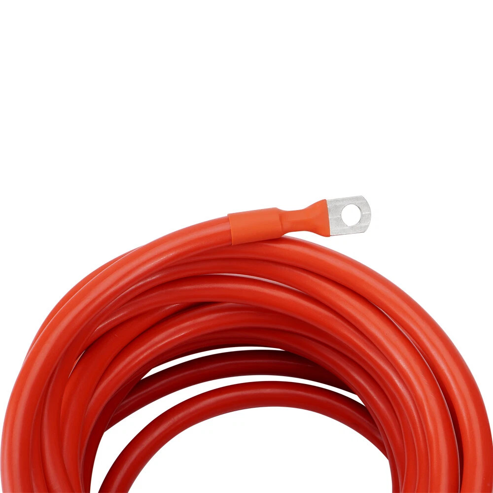 24 FT Quick Disconnect Winch Power Cable 2 Gauge 2 AWG Wiring For Winch Trailer