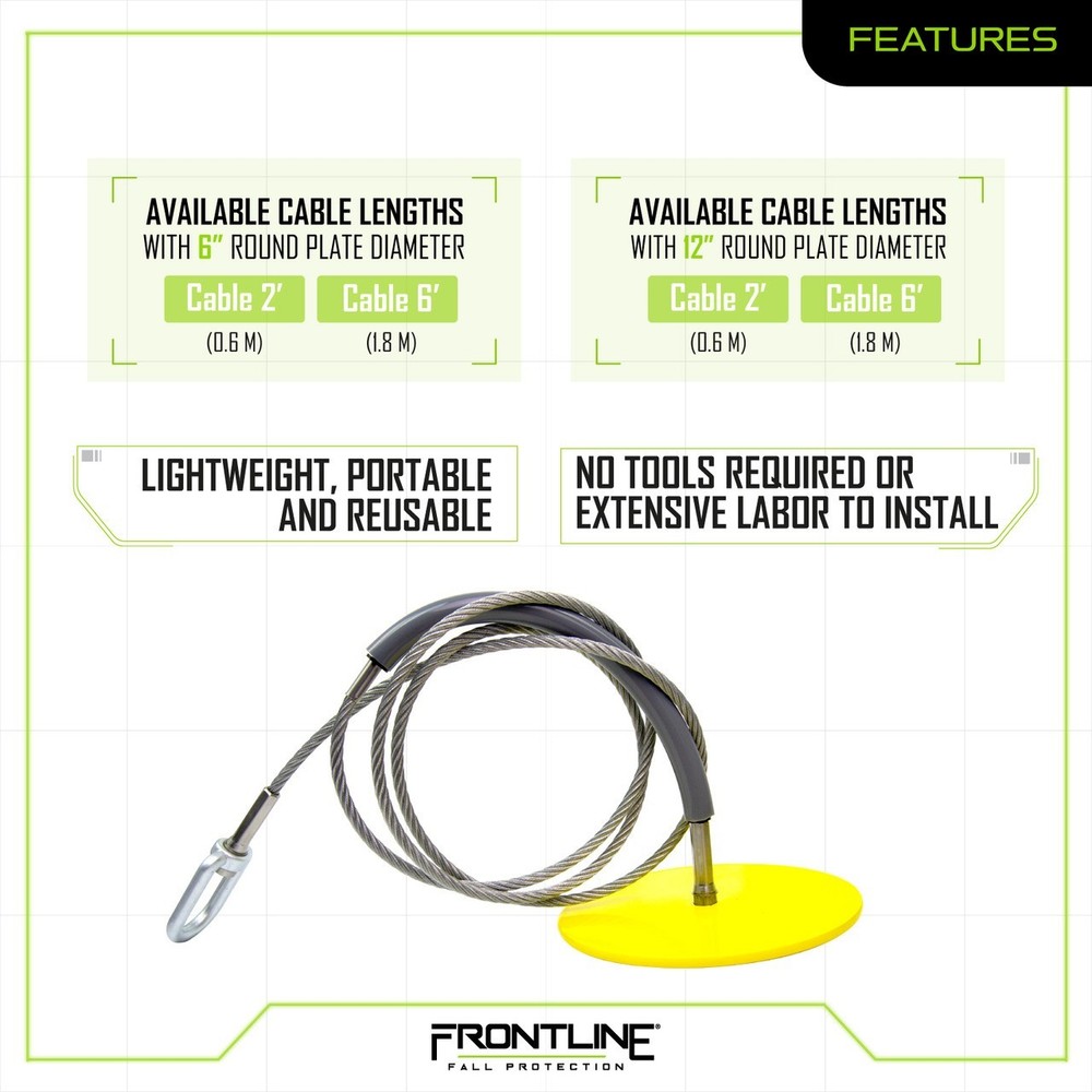 Frontline Drop Thru Anchor Plate