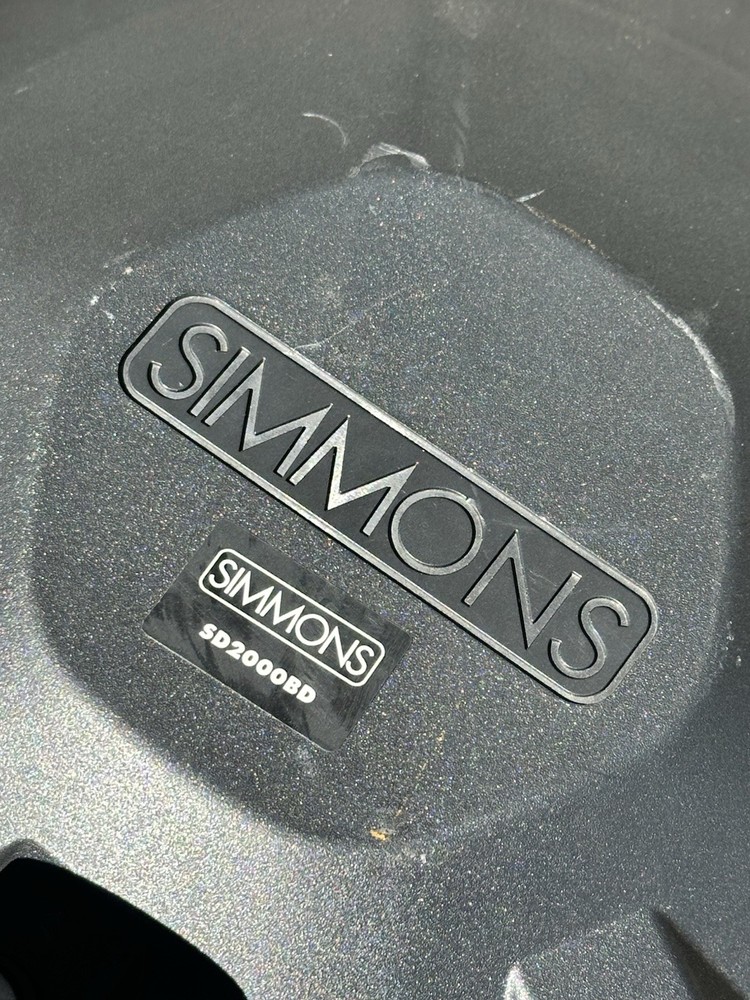 Simmons SD2000D R2334 Kick Drum Pad Mesh Head Electronic Drum Incomplete READ