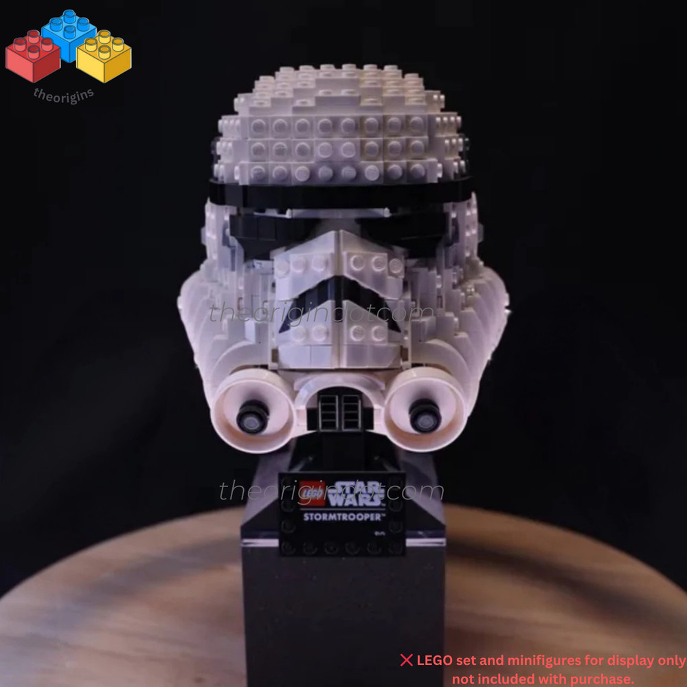 Display Stand for LEGO Star Wars, Marvel & DC Helmet - 3D Printed PLA Plastic