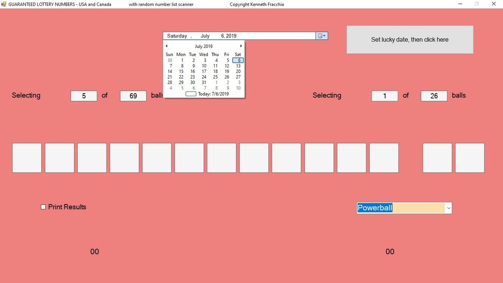 Guaranteed Lottery Numbers software - USB Flash Drive