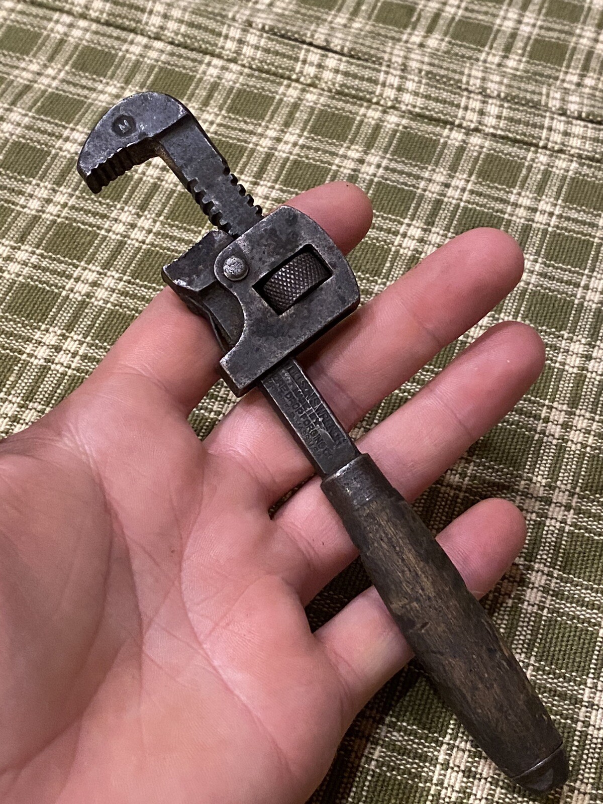 Stillson Wrench By Moore Drop Forging No. 6 6” Springfield Mass USA Antique