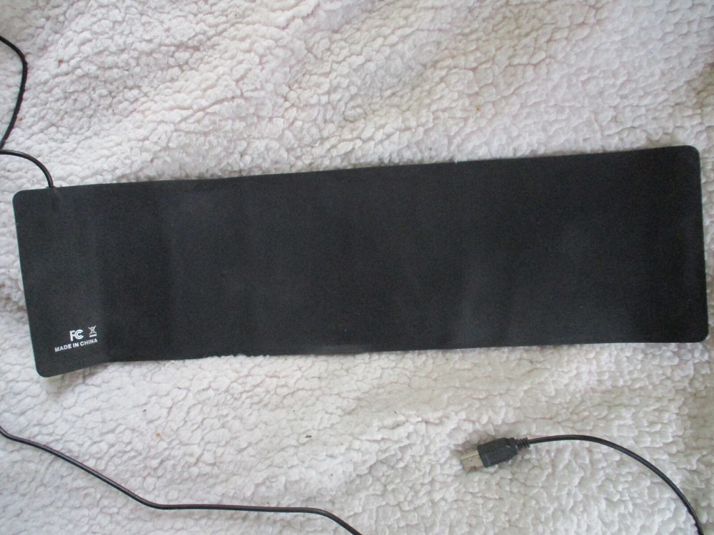 Augen Flexible/Foldable USB QWERTY 19" Keyboard Black 5 ft Cable
