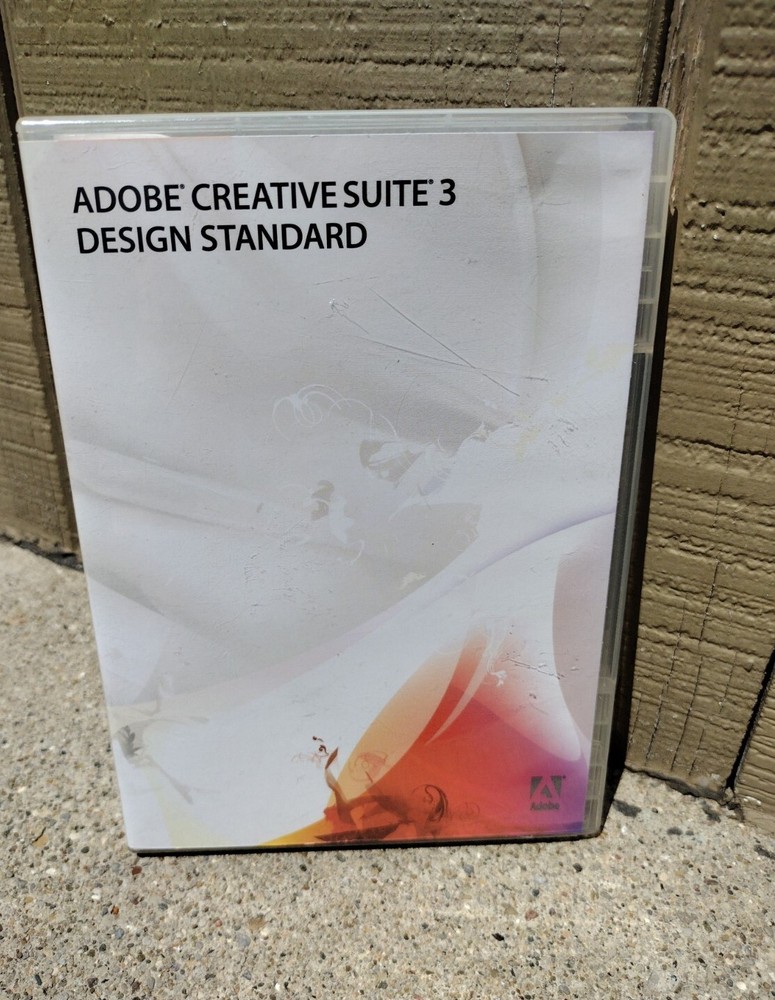 Adobe Creative Suite 3 Standard Design 3-Disc Set Macintosh w/Serial Number
